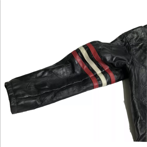 Diamond Plate Genuine Leather Mens Size 2X - Picture 8 of 9